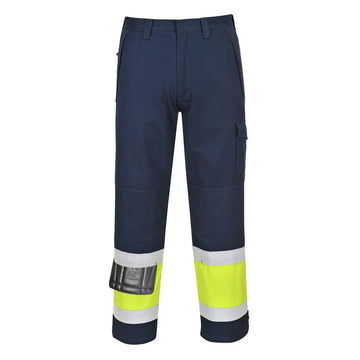 Portwest Hi-Vis Modaflame Byxa MV26 - Gul/Marinblå (YNR) / S