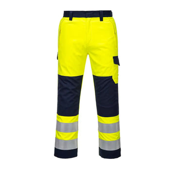 Portwest Hi-Vis Modaflame Byxa MV46 - Gul/Marinblå (YNR) / S