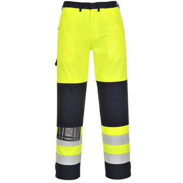 Portwest Hi-Vis Multi-Norm Byxa FR62 - Gul/Marinblå (YNR) / S