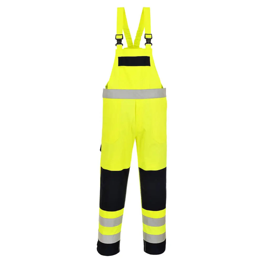 Portwest Hi-Vis Multi-Norm Hängsel byxa FR63 - Gul/Marinblå (YNR) / S