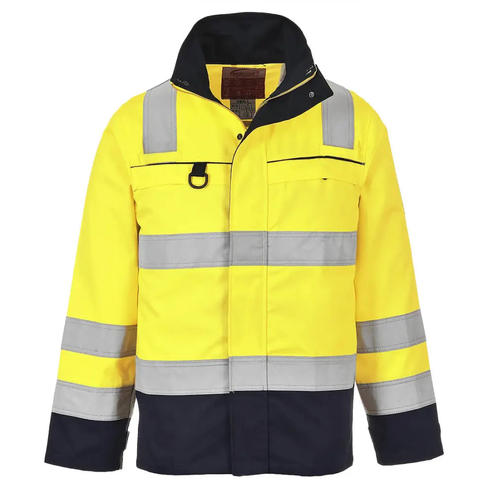 Portwest Hi-Vis Multi-Norm Jacka FR61 - Gul/Marinblå (YNR) / S