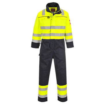 Portwest Hi-Vis Multi-Norm Overall FR60 - Gul/Marinblå (YNR) / S