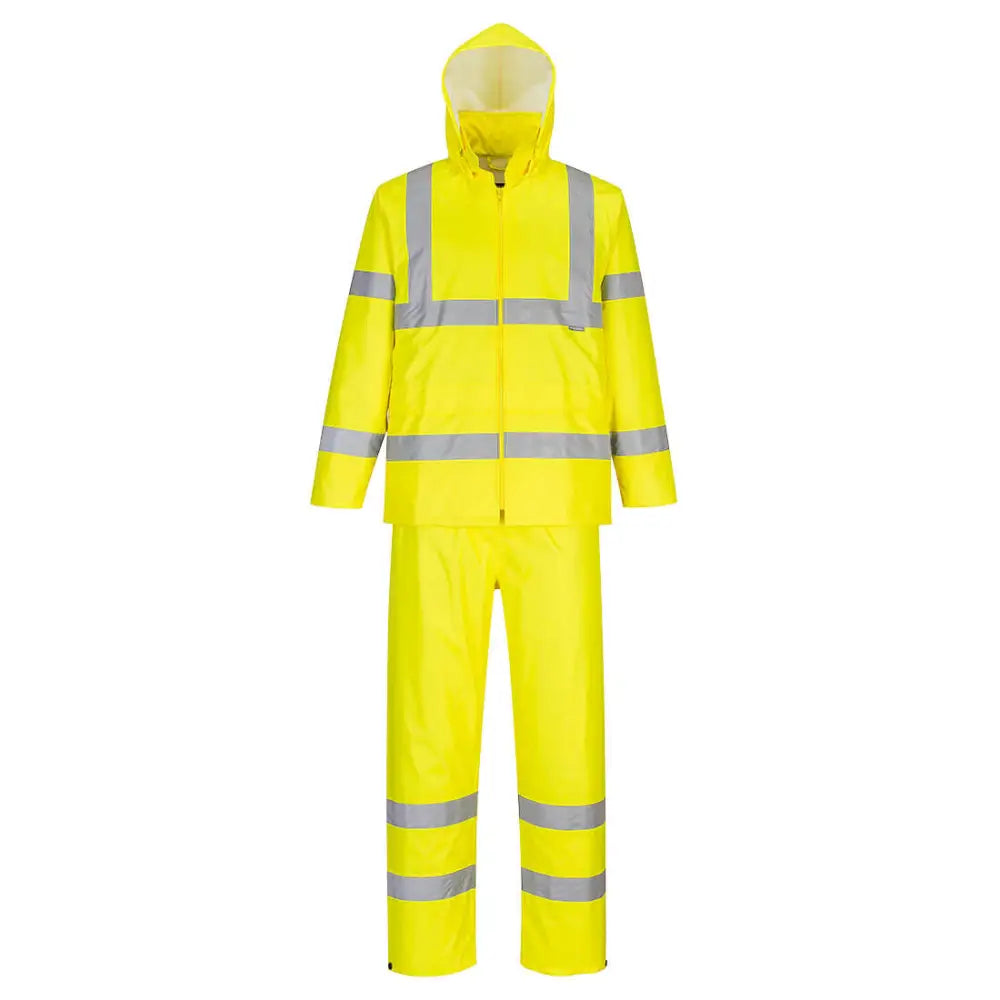 Portwest Hi-Vis packbart regnställ H448 - Gul: (YER) / XS