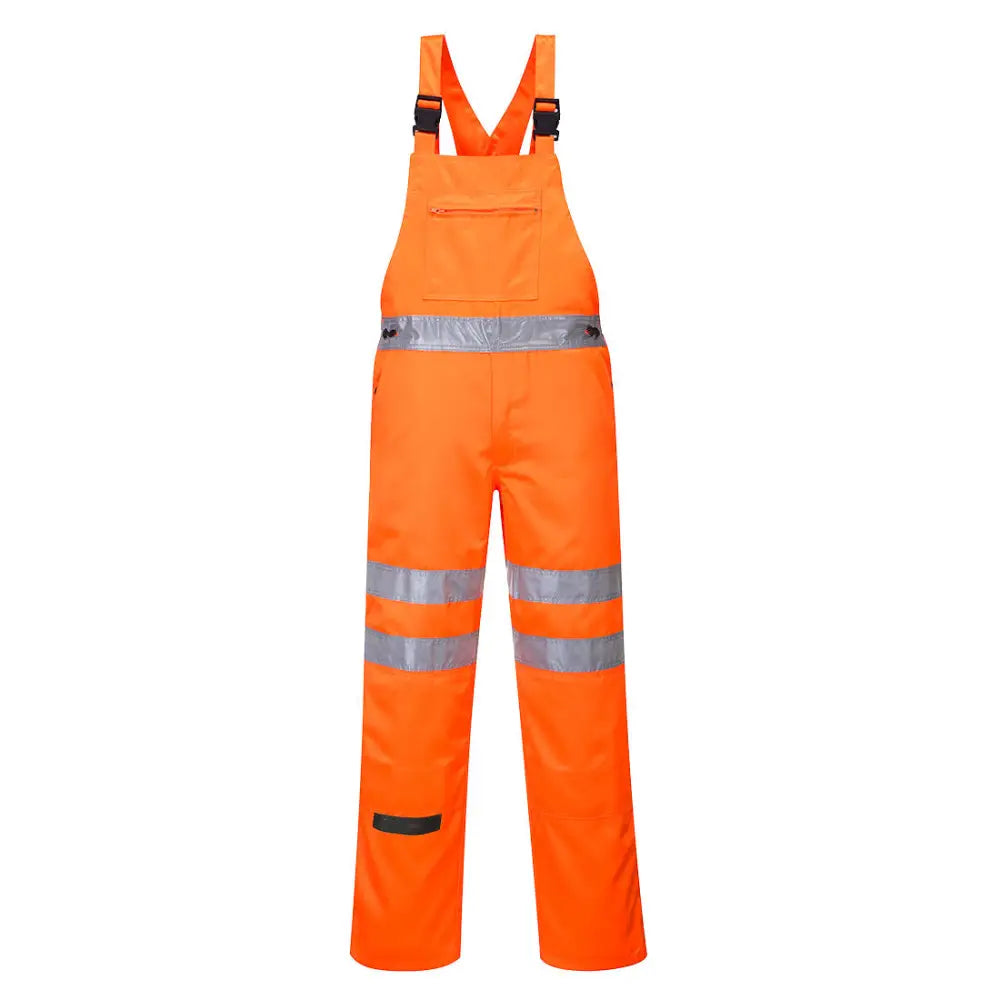Portwest Hi-Vis-polybomulls tjänstehäftklädsel och hängslen RT43 - Orange (ORR) / S