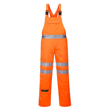 Portwest Hi-Vis-polybomulls tjänstehäftklädsel och hängslen RT43 - Orange (ORR) / S