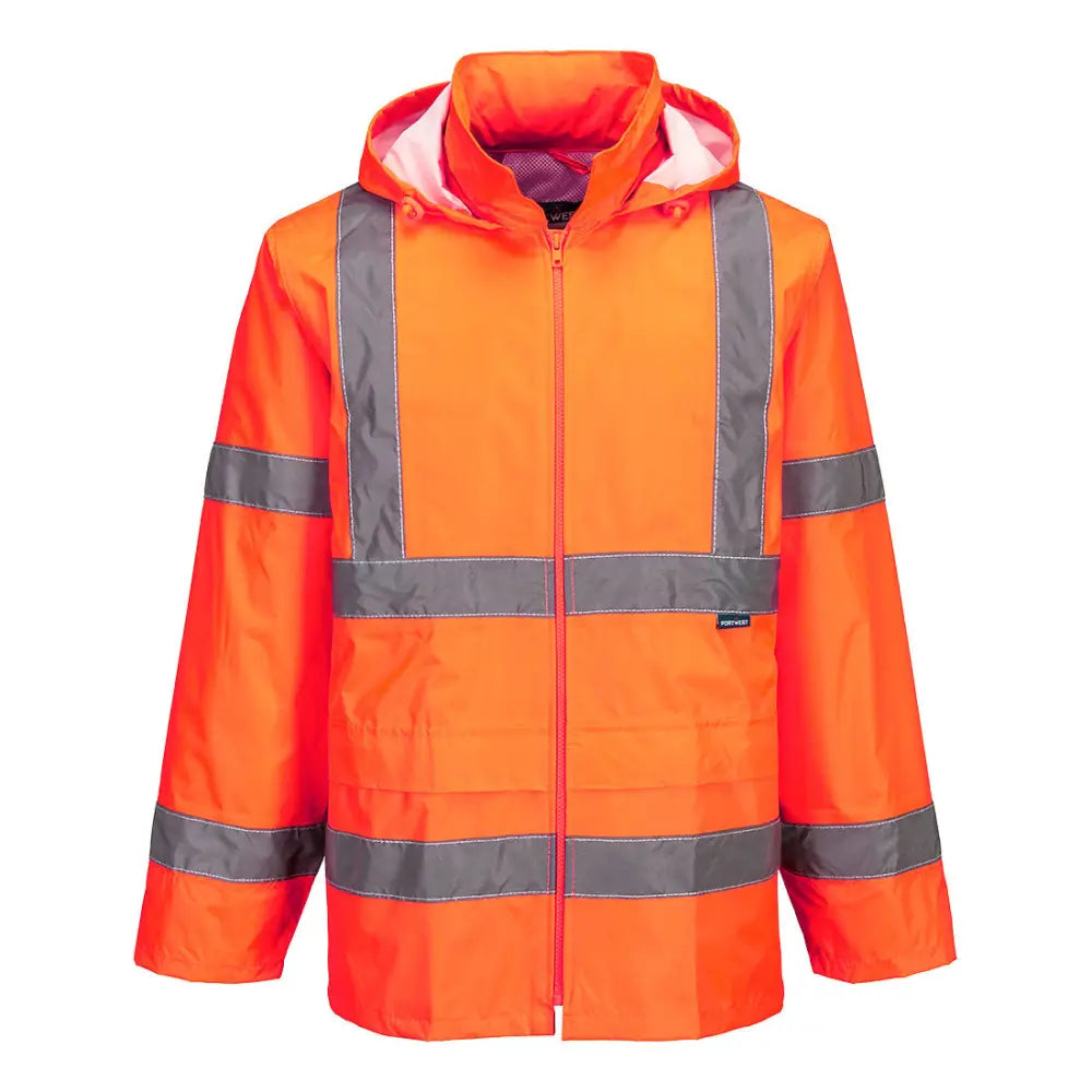 Portwest Hi-Vis Regn jacka H440 - Orange (ORR) / XS