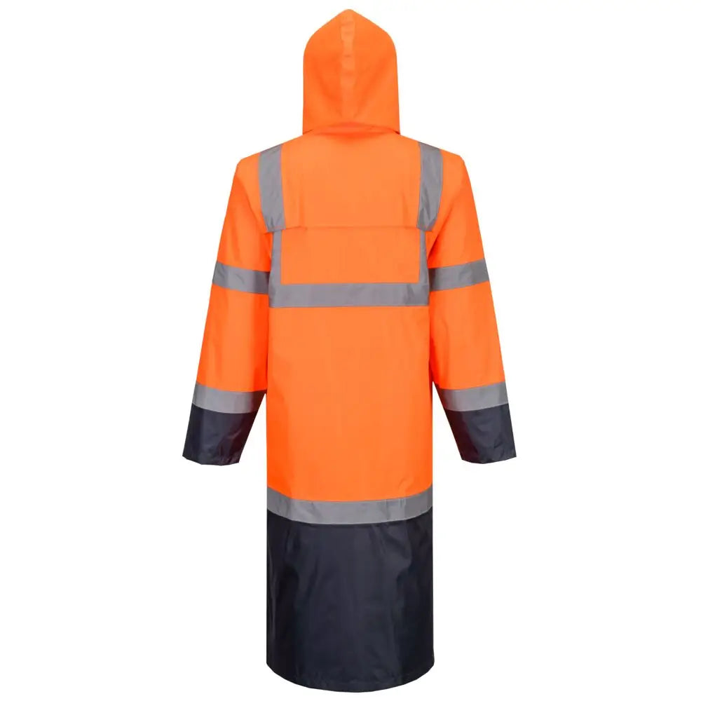 Portwest Hi-Vis regnrock med kontrastfärg 122cm H446
