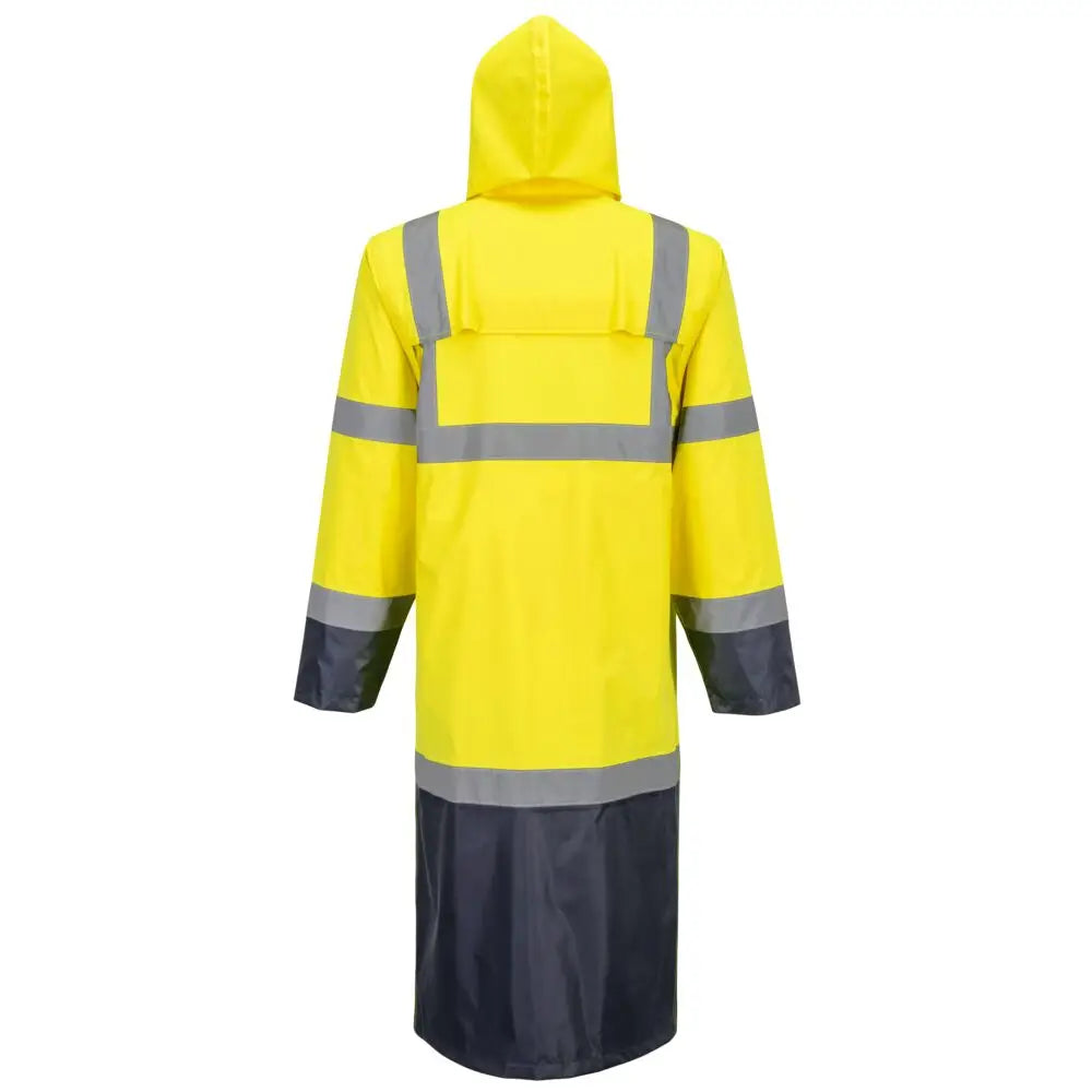Portwest Hi-Vis regnrock med kontrastfärg 122cm H446
