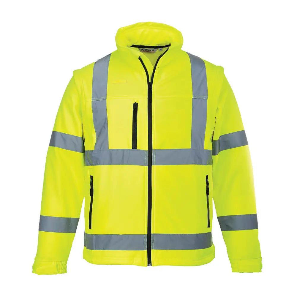 Portwest Hi-Vis Softshell Jacka (3L) S428 - Gul: (YER) / XS