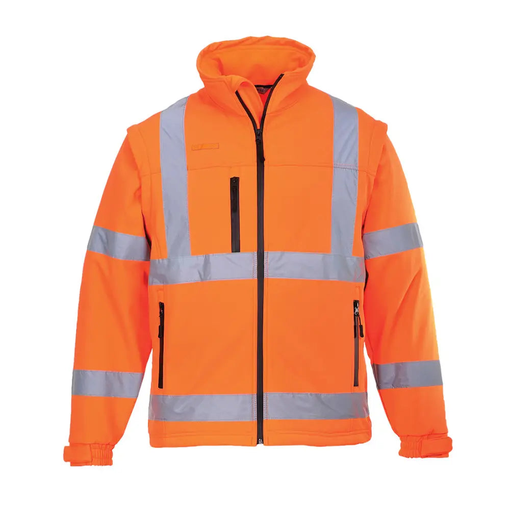 Portwest Hi-Vis Softshell Jacka (3L) S428 - Orange (ORR) / XS
