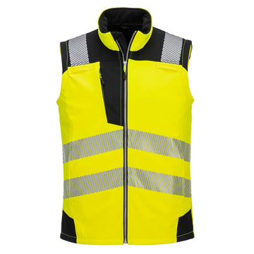 Portwest Hi-Vis Softshell Väst (3L) PW325 - Gul/Svart (YBR) / S
