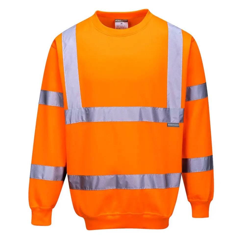 Portwest Hi-Vis Sweatshirt B303 - Orange (ORR) / XXS