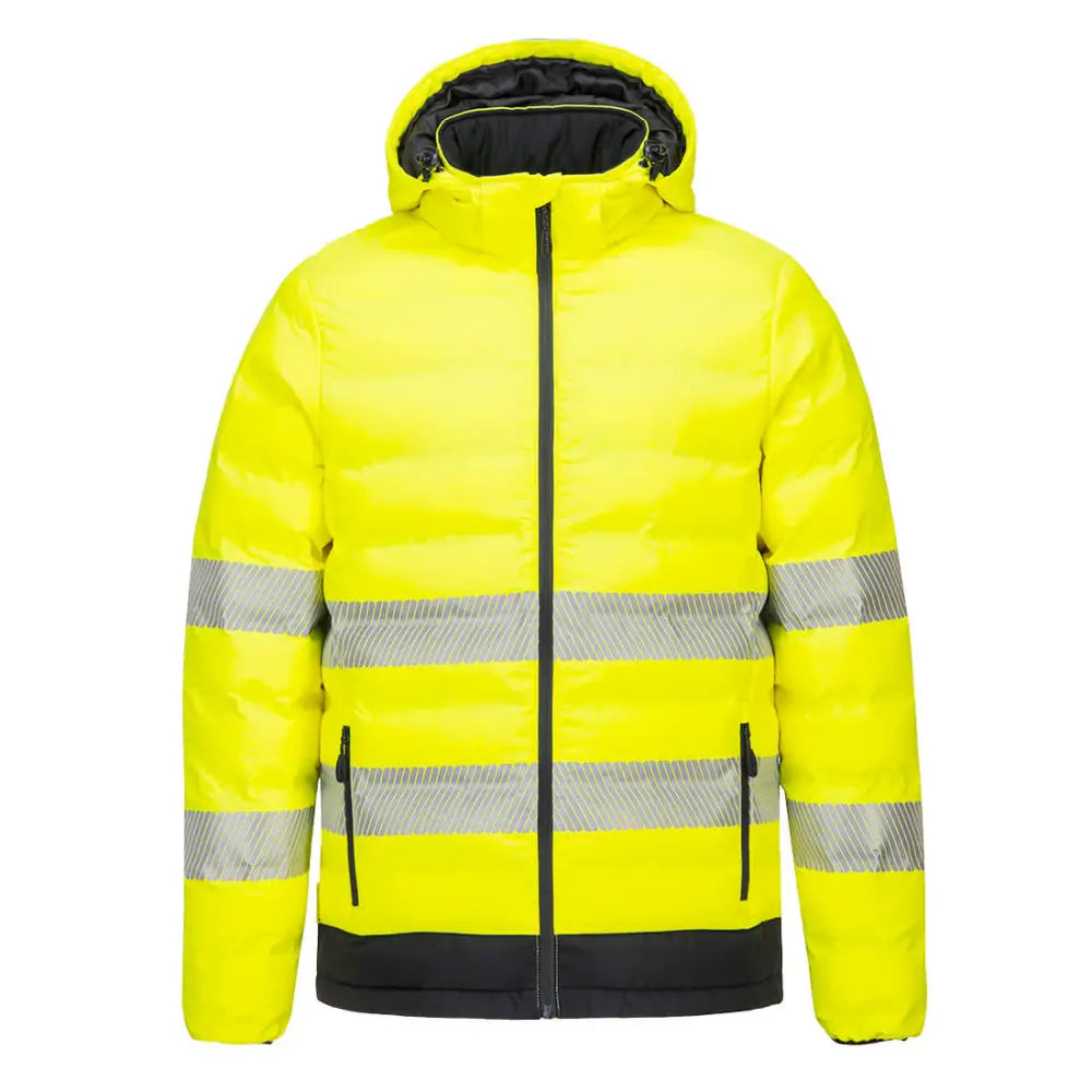 Portwest Hi-Vis Ultrasonic Värmejacka S548 - Gul/Svart (YBR) / S