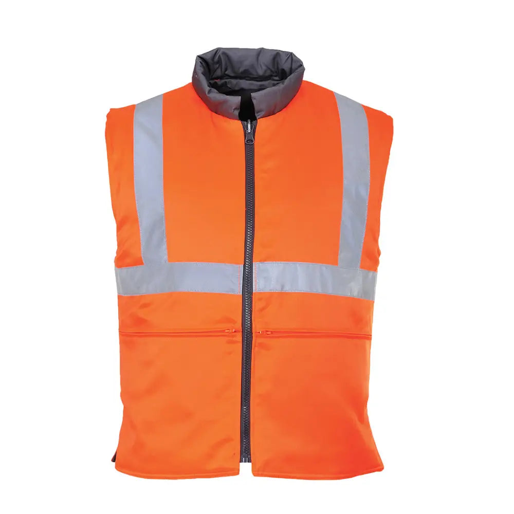 Portwest Hi-Vis Vändbar Bodywarmer RT44 - (ORR) / M