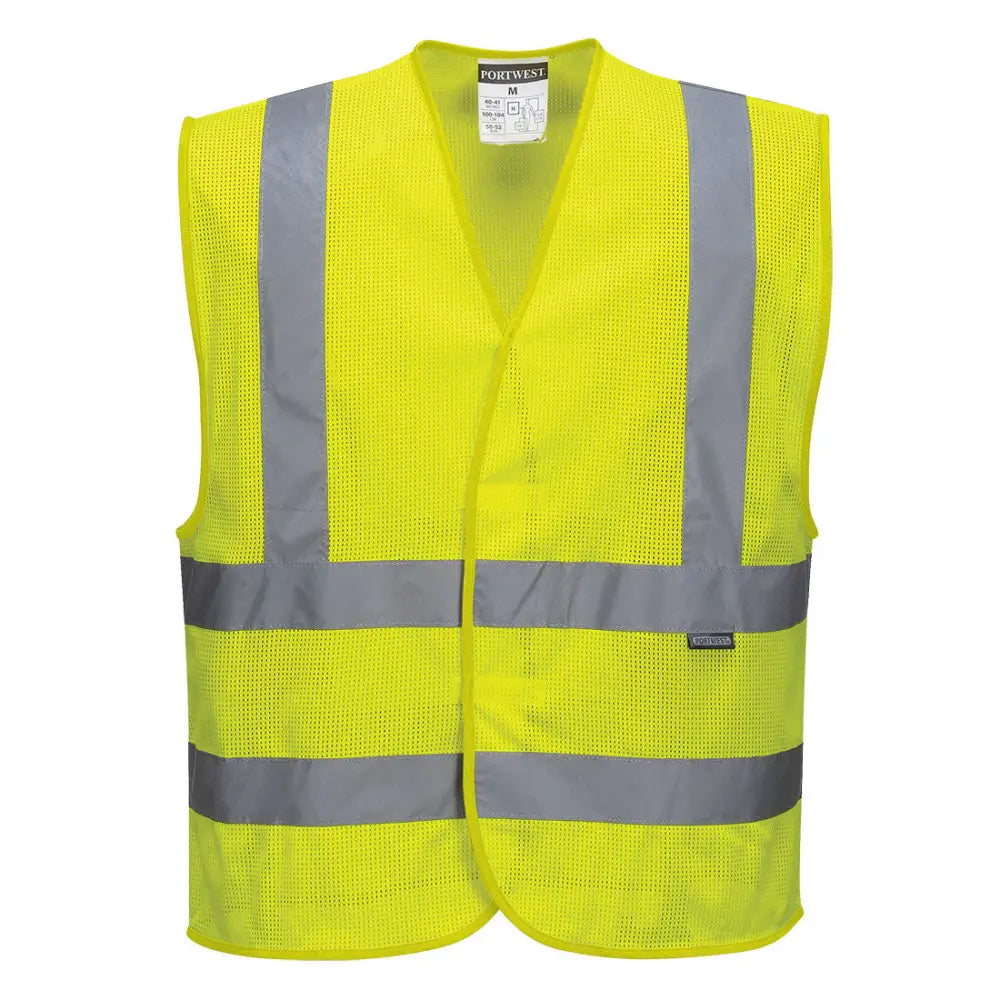 Portwest Hi-Vis Väst med Svarta Kontraster C370 - Gul: (YER) / 4X/5X