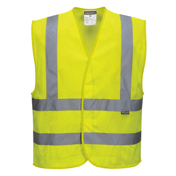 Portwest Hi-Vis Väst med Svarta Kontraster C370 - Gul: (YER) / 4X/5X
