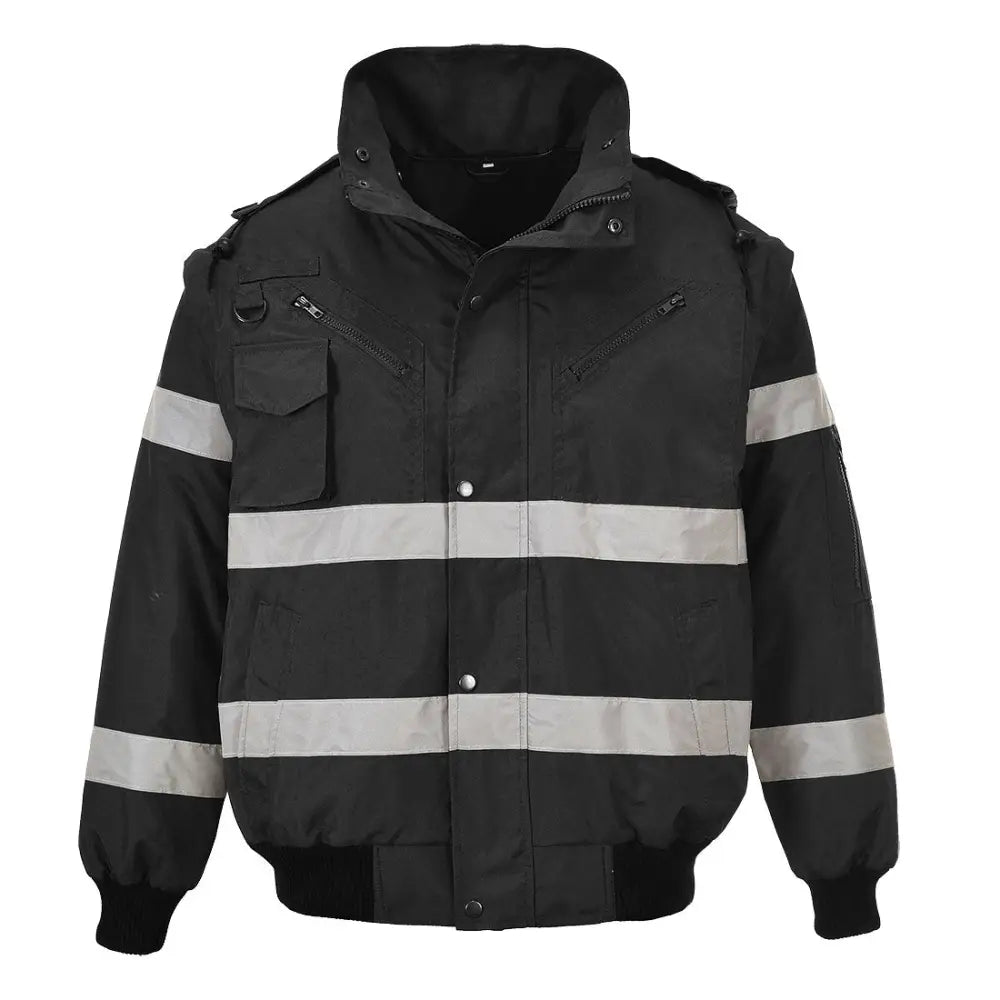 Portwest Iona 4-i-1 bomberjacka S435 - Svart (BKR) / S