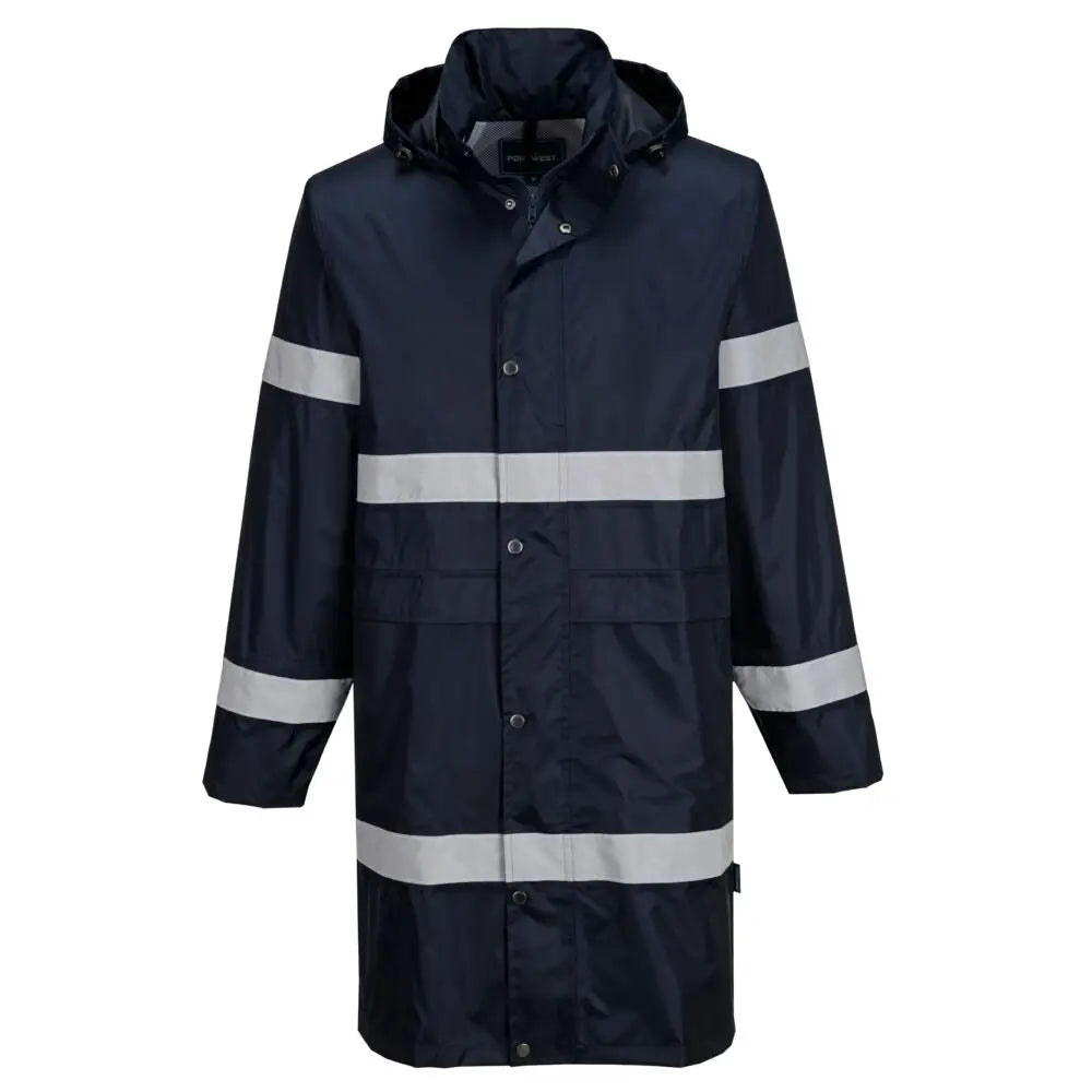 Portwest Iona Regnjacka 100cm F437 - Marinblå (NVR) / S