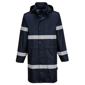 Portwest Iona Regnjacka 100cm F437 - Marinblå (NVR) / S