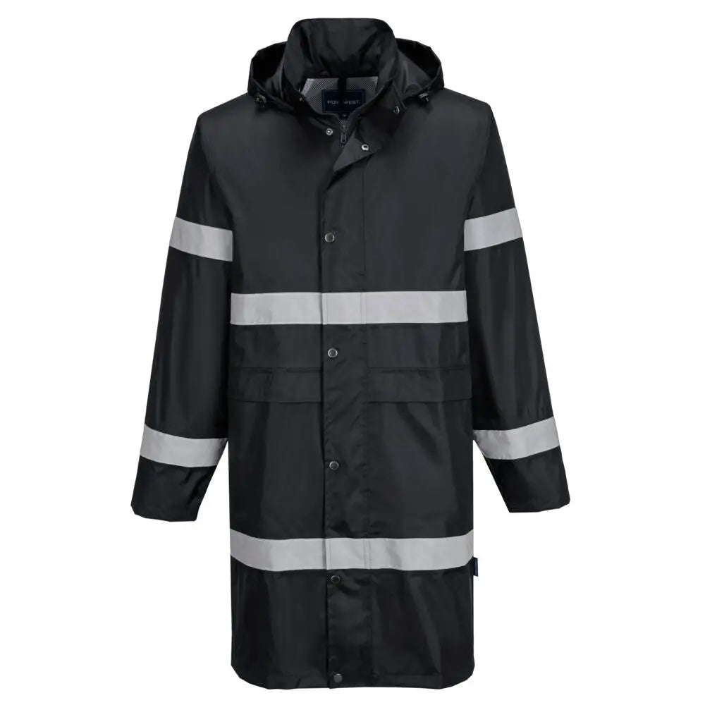 Portwest Iona Regnjacka 100cm F437 - Svart (BKR) / S