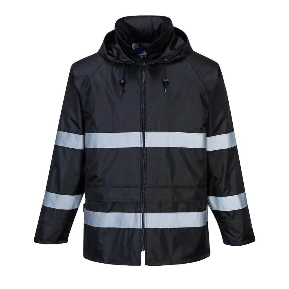 Portwest Klassisk IONA ™ Regnjacka F440 - Svart (BKR) / XS