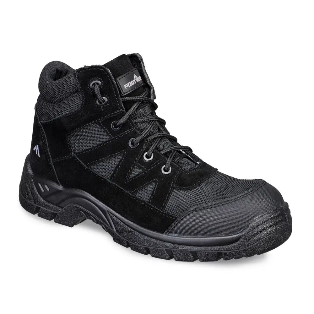 Portwest Komposit Textil Mocka halvkänga S1PL SR FO - 36 / Svart