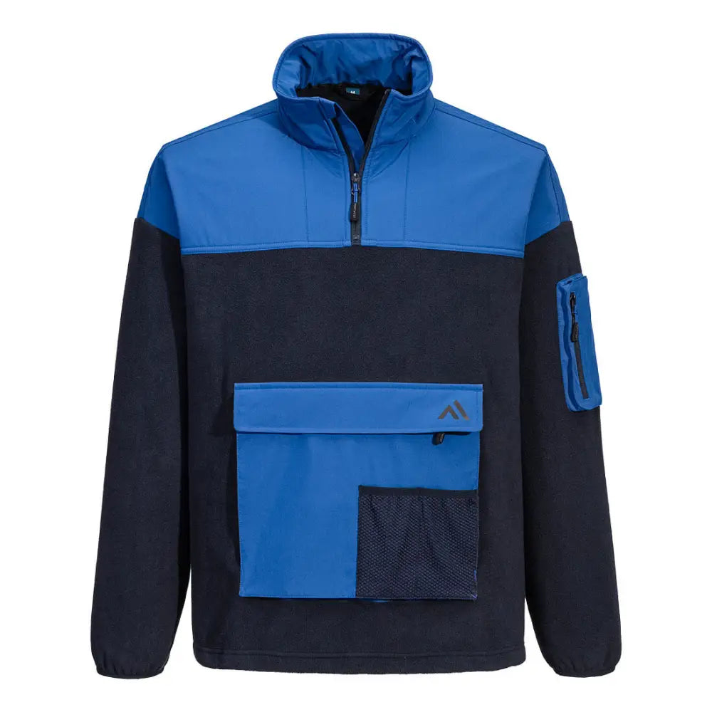 Portwest KX3 1/4 Zip Fleece KX378 - Dark Navy/Quartz (DQR) / S