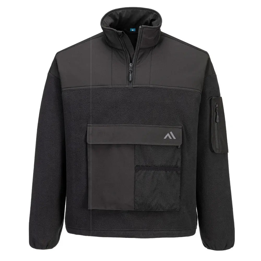 Portwest KX3 1/4 Zip Fleece KX378 - Svart (BKR) / S