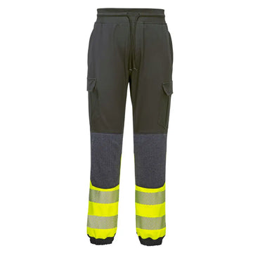 Portwest KX3 Hi-Vis Flexi Klass 2 Jogger KX341 - Svart/Gul (KYR) / S