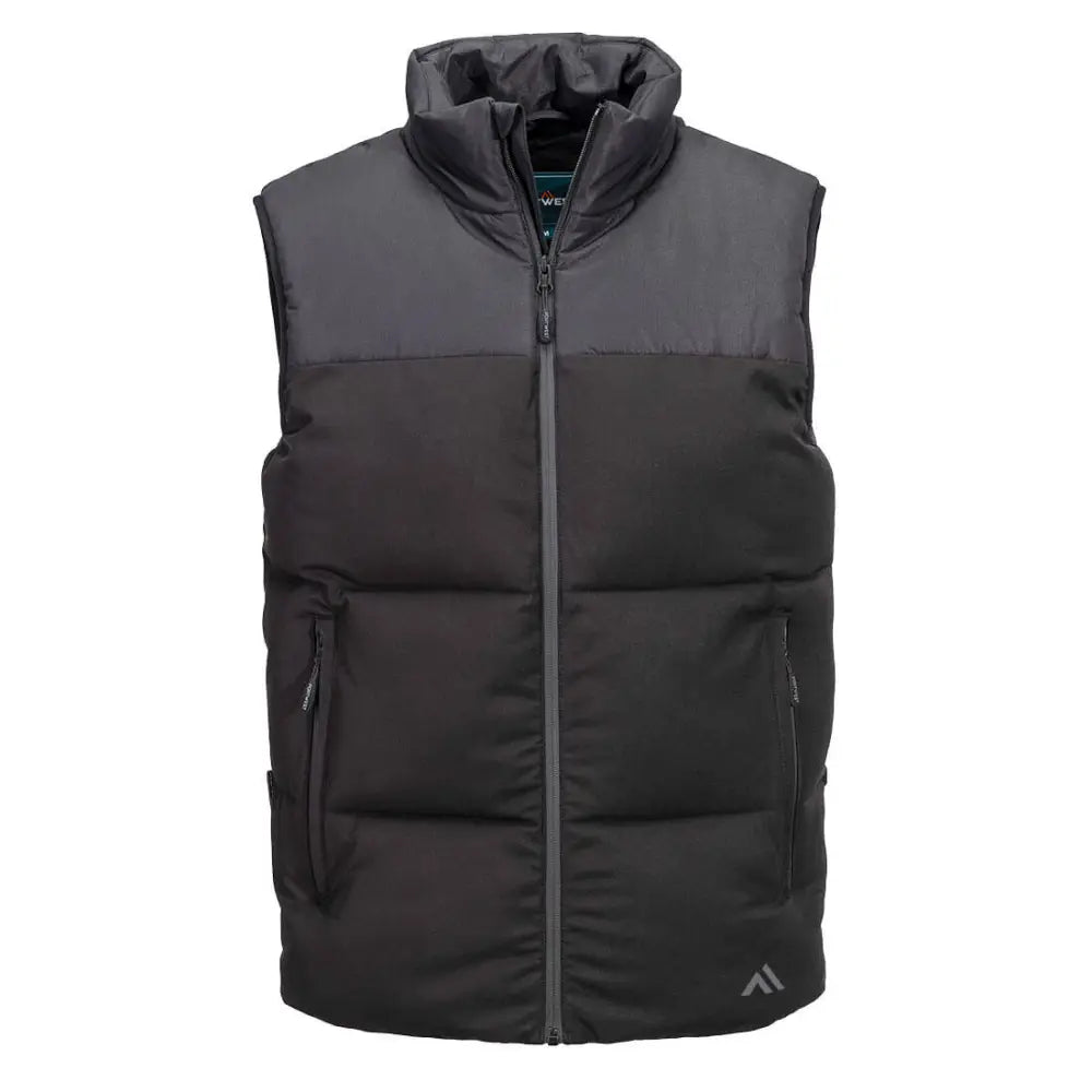 Portwest KX3 Isolerad Baffle Bodywarmer KX305 - Svart (BKR) / S