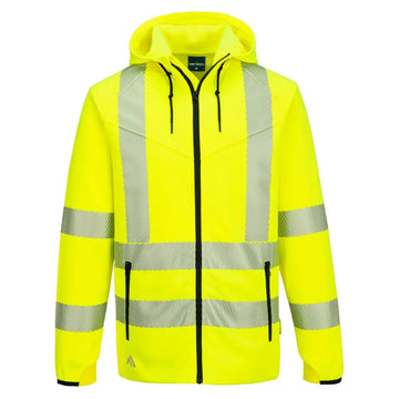 Portwest KX3 Sport Hi-Vis Hoodie med dragkedja KX303 - Gul: (YER) / S