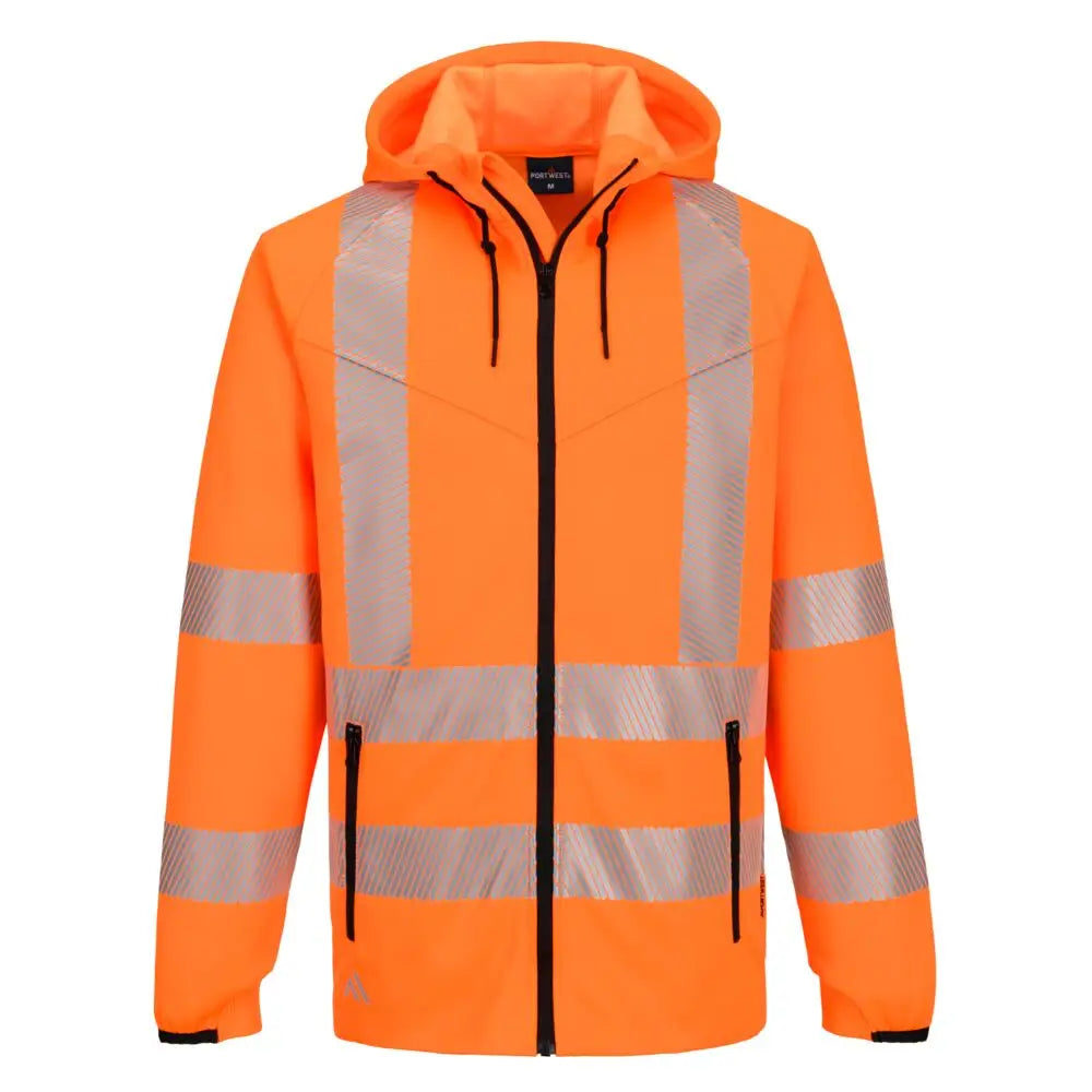 Portwest KX3 Sport Hi-Vis Hoodie med dragkedja KX303 - Orange (ORR) / S