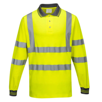 Portwest Långärmad bomulls Pike S271 - Gul: (YER) / S