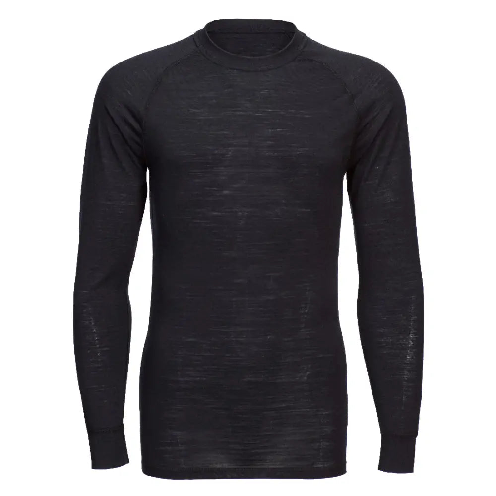 Portwest Långärmad t-shirt i Merinoull B183 - Svart (BKR) / S