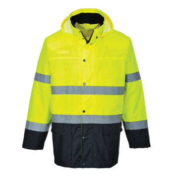 Portwest Lite Two-Tone Traffic Jacka S166 - Gul/Marinblå (YNR) / S