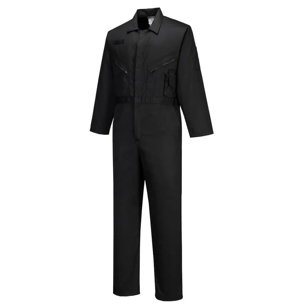 Portwest Liverpool Zip Overall C813 - Svart (BKR) / XS