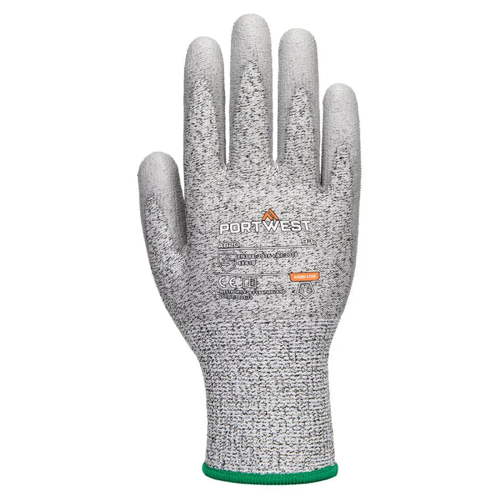 Portwest LR Skärskydd PU palm Handske A620