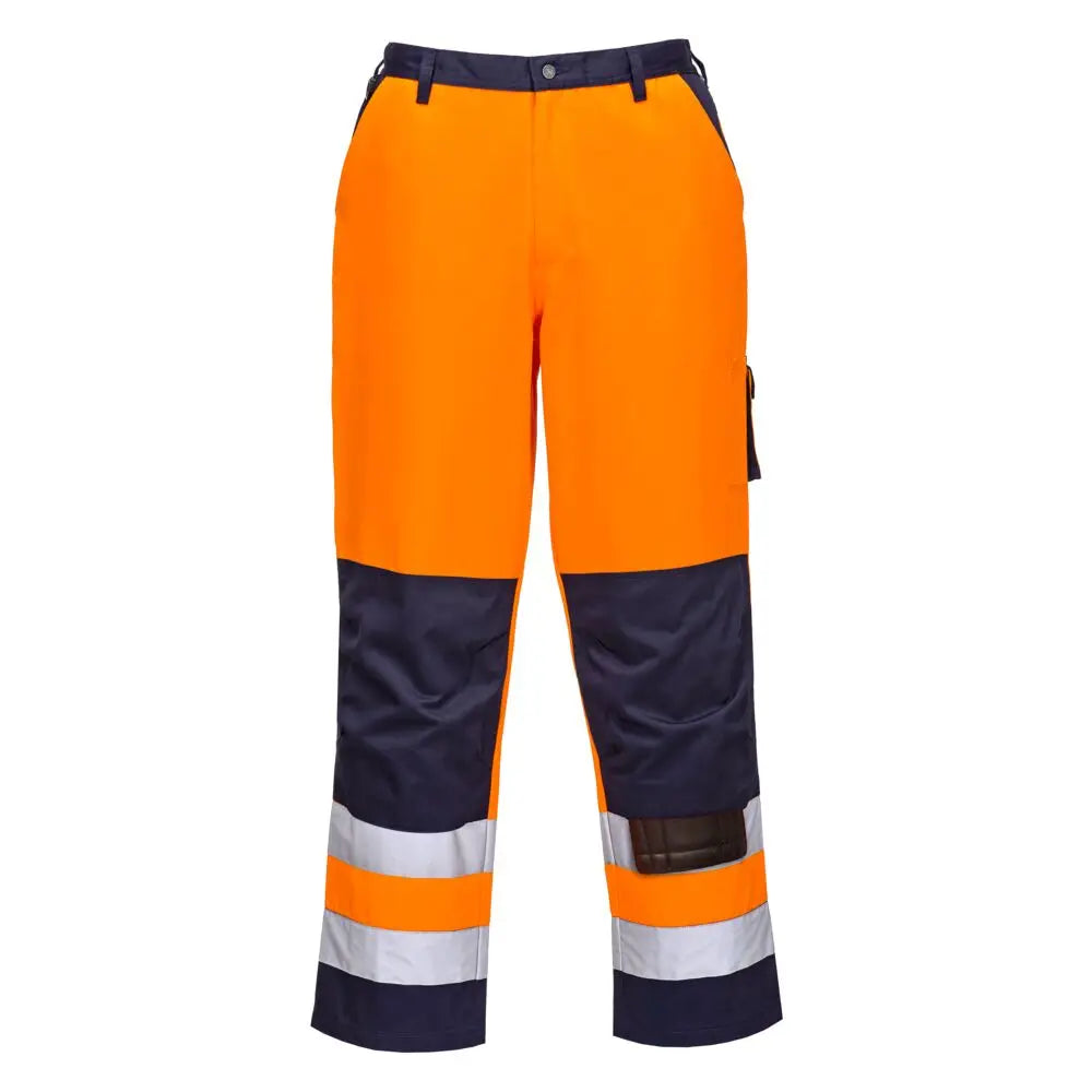 Portwest Lyon Hi-Vis Byxa TX51 - Orange/Marinblå (ONR) / XS