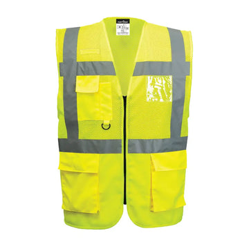 Portwest Madrid Executive Mesh Väst C496 - Gul: (YER) / XS