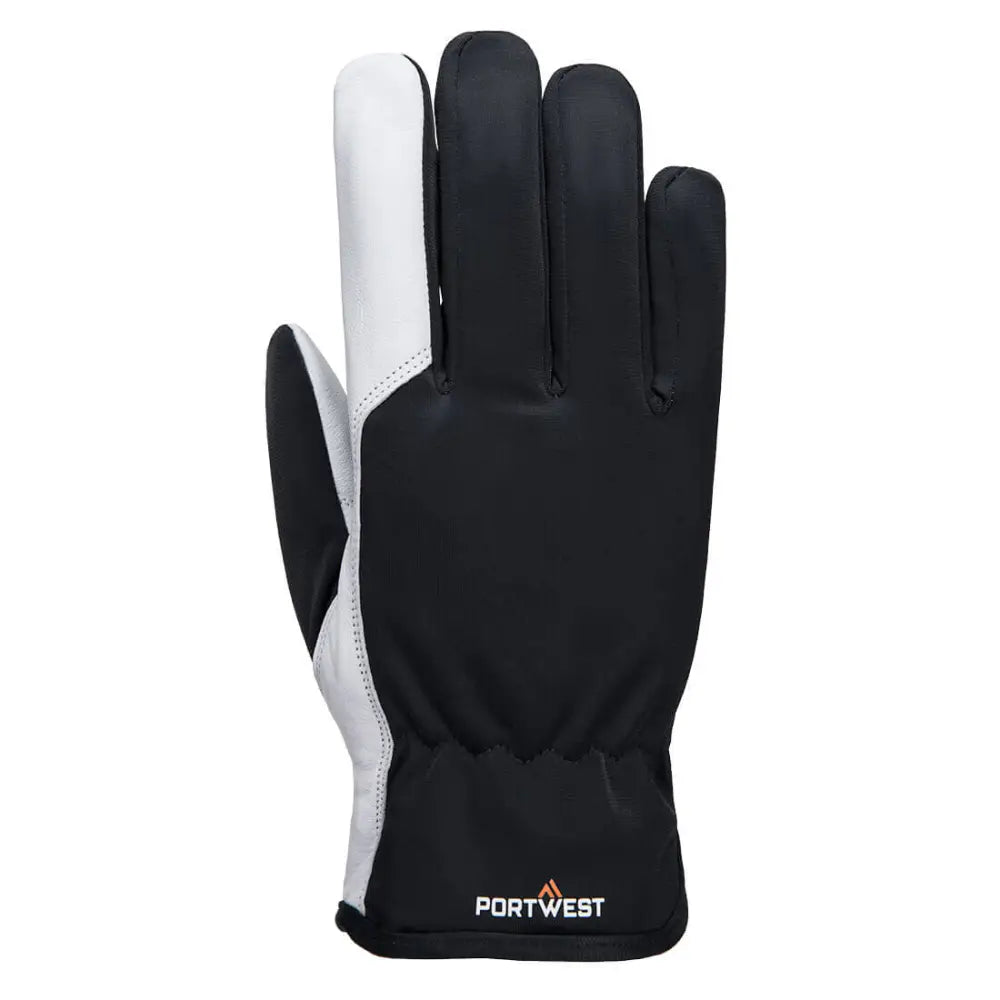 Portwest Mechanic 120 – handskar med läderfoder i handflatan A282 - Grå (GRR) / S