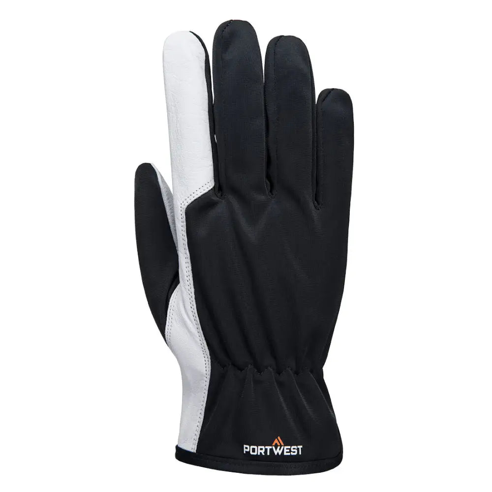 Portwest Mechanic 120 – handsken med läderhandflata A281 - Grå (GRR) / S