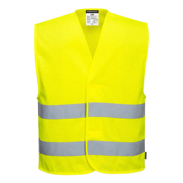 Portwest MeshAir Hi-Vis Två Bands VÄst C374 - Gul: (YER) / 4X/5X