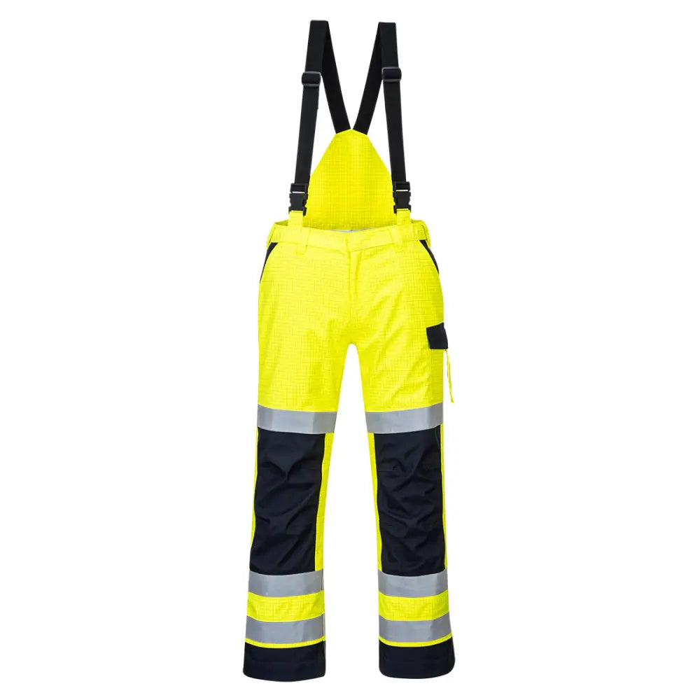 Portwest Modaflame Rain Multi Norm Arc Trouser MV71 - Gul/Marinblå (YNR) / S