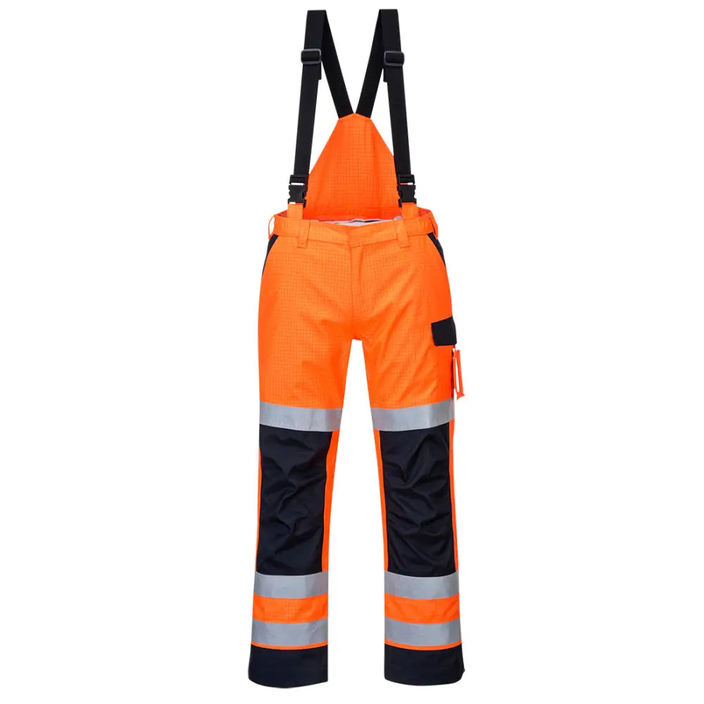 Portwest Modaflame Rain Multi Norm Arc Trouser MV71 - Orange/Marinblå (ONR) / S