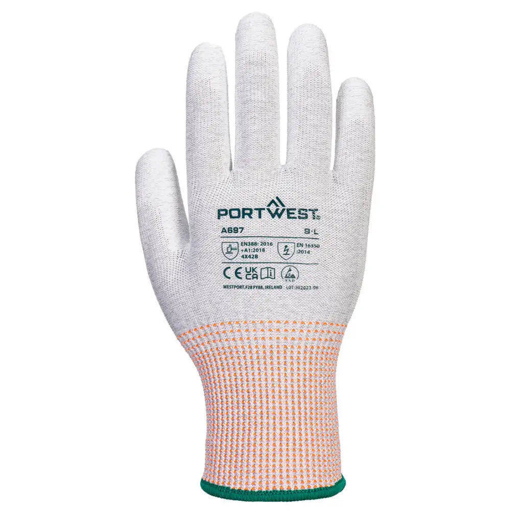 Portwest MR13 ESD PU handske - 12 pack A697