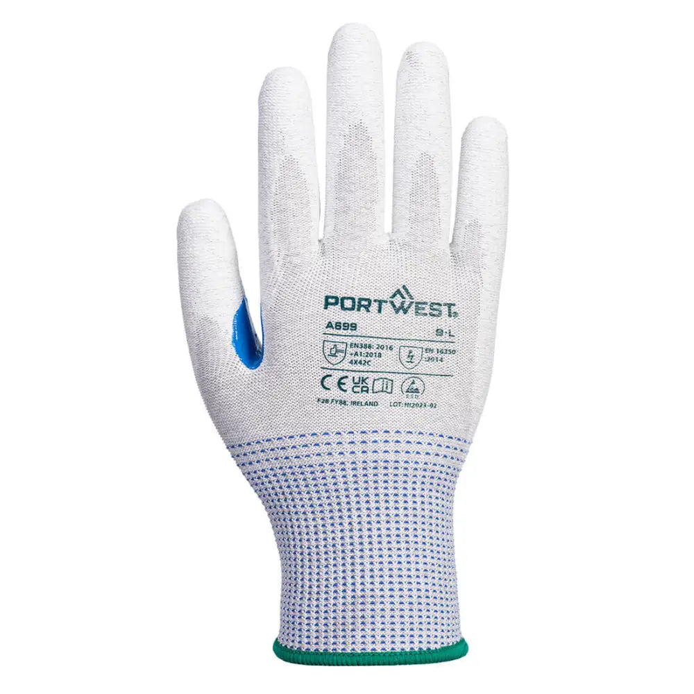 Portwest MR13 ESD PU handske - 12 pack A699