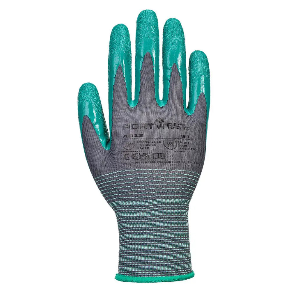 Portwest Nitrilhandske Grip 15 med rynkor (Pk12) A313
