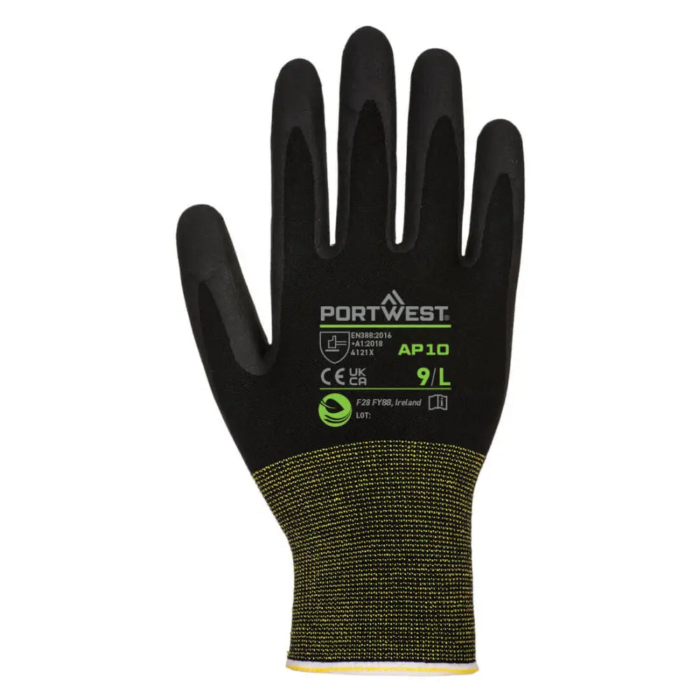 Portwest NPR15 Foam Nitril Bambu Handske (Pk12) AP10