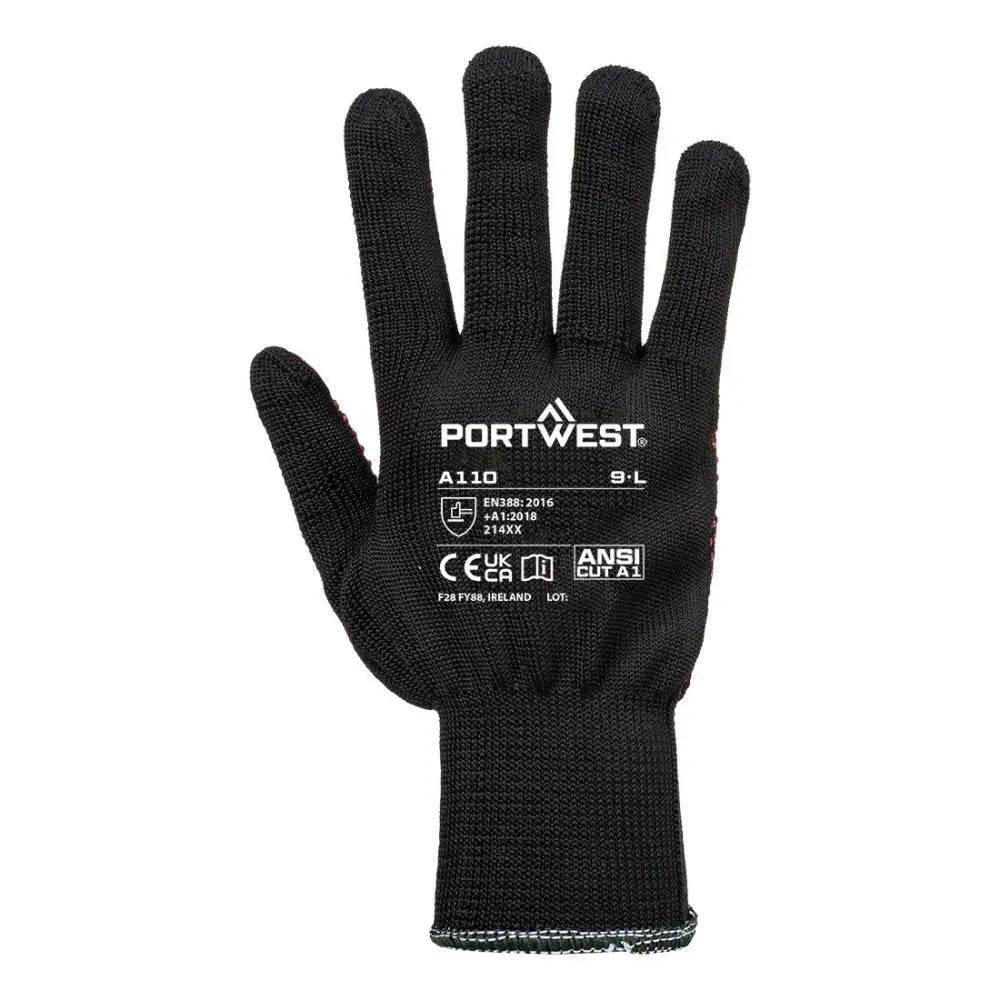 Portwest Nylon Polka Dot Handske A110