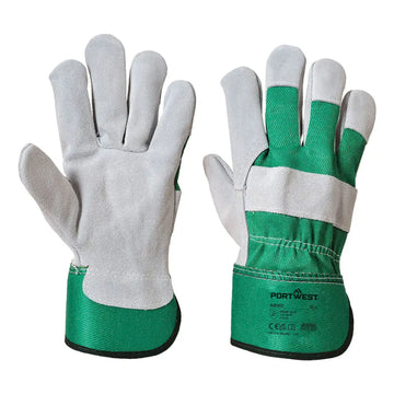 Portwest Premium Chrome Rigger Handske A220 - Grön (GNR) / XL